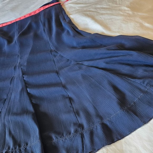 Jones Wear Sz 8 Navy swing skirt - Picture 9 of 11